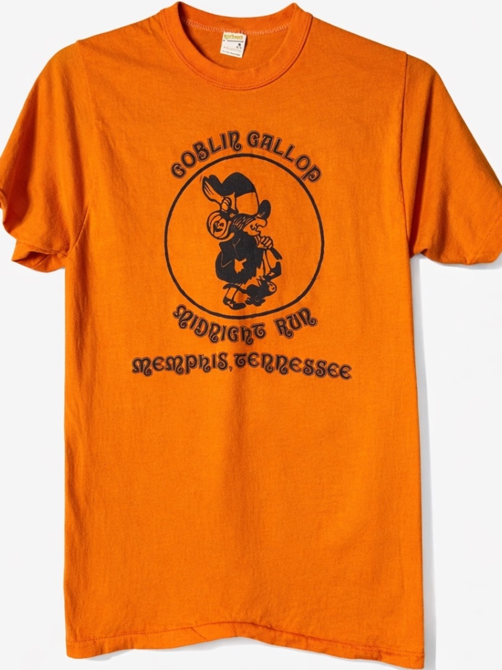 VTG 80s USA Goblin Gallop Memphis TN Halloween Tee Miller Lite Single Stitch